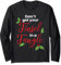 Tinsel In A Tangle Weihnachten Santa Weihnachtsmann Lametta Langarmshirt