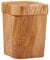 Baoblaze Rectangle Wood Grain Trash Can Waste Paper Basket Large Anti Skid Garbage Container Bin Garbage Basket for Bedroom Dorm Home Office, A