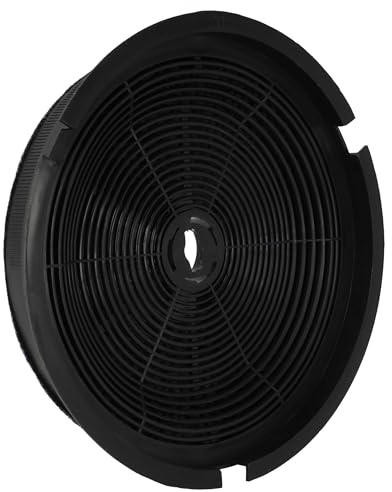 vhbw 1x Aktivkohlefilter kompatibel mit Beko CWB 9930 X Dunstabzugshaube - 19 cm
