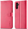 WAURZ Coque pour Samsung Galaxy A54 5G, Etui Coque Clapet à Rabat Portefeuille Cuir avec Porte Carte Magnétique Support Case Housse Protection Flip Cover Étui Coque pour Samsung Galaxy A54 5G,Rose