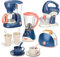 COO11 Kids Kitchen Play Toys Set, Coffee Maker, Toaster, Blender and Mixer with Light and Sound, Realistic Role Play Kitchen Gift for Girls and Boys Ages 3+ Years