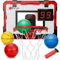 Mini Basketballkorb Set mit elektronischer Anzeigetafel 4 Bälle für Kinder Erwachsene, Indoor Outdoor Sportspielzeug Basketballbrett Wandhalterung für Pool Hinterhof Wohnzimmer Schlafzimmer Büro Party