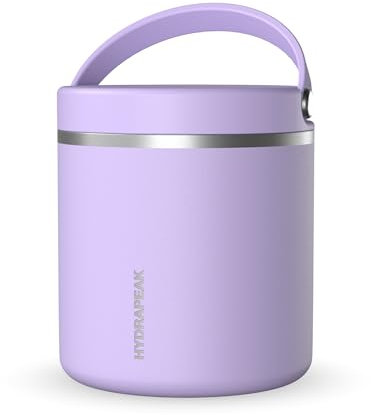 Hydrapeak Termo de acero inoxidable de 25 onzas con aislamiento al vacío | Termo para niños para alimentos calientes y fríos, termo de sopa a prueba de fugas de boca ancha para adultos, 10 horas de