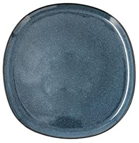 Bidasoa Ikonic Plato Llano Cerámico 20,2x19,7x1,3cm Gres Apto Microondas Apto Frigorífico Borde Fino