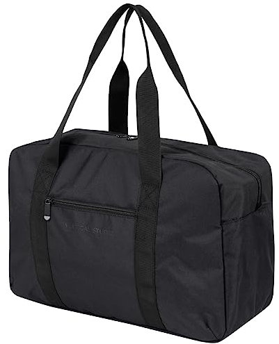 VERTICAL STUDIO Abisko Reisetasche mit 30 L Volumen Weekender Travel Bag, optimal für deinen Urlaub, Geschäftsreise oder Kurztrip. Maße 30 × 48 × 18 cm (Schwarz)