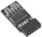 Vikye TPM 2.0-Modul, 12-Pin-LPC-Schnittstelle, Remote-Kartenverschlüsselung, Sicherheitsmodul, Geeignet für GIGABYTE für Windows 11-Motherboards
