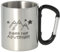 Spruchreif | Doppelwandige Edelstahltasse mit Karabinerhaken und hochwertiger Gravur | Bruchfest | Camping Tasse | Outdoorgeschenk | Geschenk für Camper und Wanderer | 300 ml