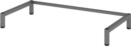 bümö Metallsockel mit Höhenjustierung - als Ergänzung zu Standardfüßen, unterstreicht den industriellen Look Flexi-Serie Büromöbel