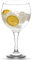 Acan Tradineur - Set de 6 copas de cristal “Misket” para cócteles, combinados, vino, agua, aptas para lavavajillas, elegantes, fiestas (260 ml, 16 x 8 cm)