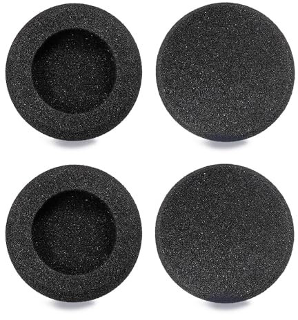 Ear Cushions for Jabra Headset Replacement Headphone Pads Earpads Ear Pads Covers for Jabra PRO 920 930 9450 9460 Biz 2300 2400 Plantronics Blackwire 3210 3220 3320 C3225 HW261N HW510 HW520 (4 Pack)
