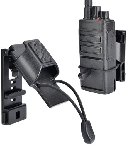 Healvaluefit Radio Holder for 1”- 2.2” Duty Belt, Walkie Talkie Holster as Duty Belt Accessories, Tactical Radio Holder for Motorola, Kenwood, Midland, BaoFeng, Hytera, Radioddity, Ruyage Radios