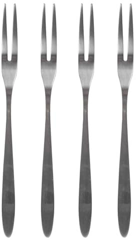 HOME DECO FACTORY, KU6718 - Tenedor de Caracol de Acero Inoxidable, diseño Elegante y ergonómico, Ideal para Sus Comidas refinadas, Longitud de 135 cm, Color Plateado