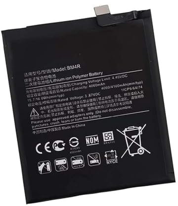 Trconelectron BM4R 3.87V, 4060mAh Ersatz Akku Kompatibel mit Mi 10 Lite 5G M2002J9G M2007J17G BM4R