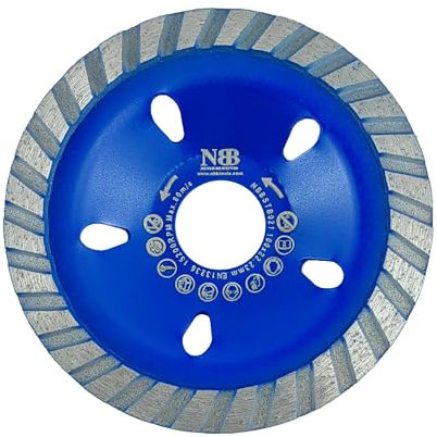 NBB Diamant-Schleiftopf Hochleistungs-Diamant-Schleifscheibe für effizientes und langlebiges Schleifen Trocken- oder Nassschleifen für Granit Marmor Fliesen Keramik Beton Zement (1, 100mm)