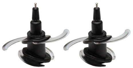 Mixer Bits 2PCS Replacement Chopping Blade，Compatible for Ninja 64oz BN601 BL770 BN2PCS801， Food Processor Bowl Chopping Blender Blade