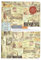 LIMEQKI Tagebuch Für Erwachsene Retro, Klein Gefühlstagebuch mit 80 Fotos/160 Seiten Malerei Kraftpapier B6 19 x 13 cm (Orange)