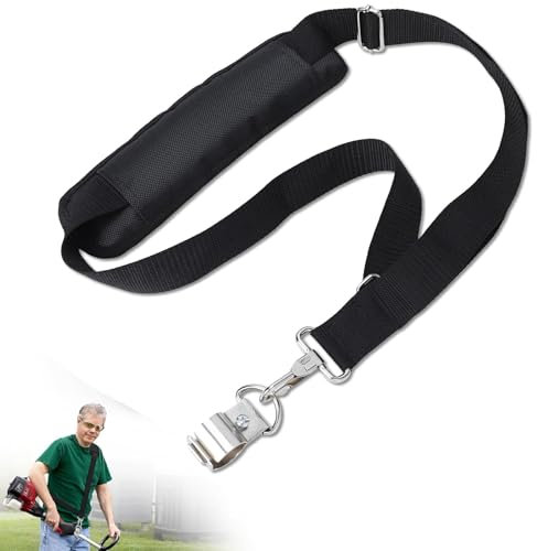 Nylon Schultergurt Tragegurt für Motorsense，Tragegurt Motorsense Freischneider,Kantenschneider, Einstellbarer Tragegurt Kompatibel mit den meisten Rasentrimmer wie Stihl, Einhell, EGO AP1500 56V usw