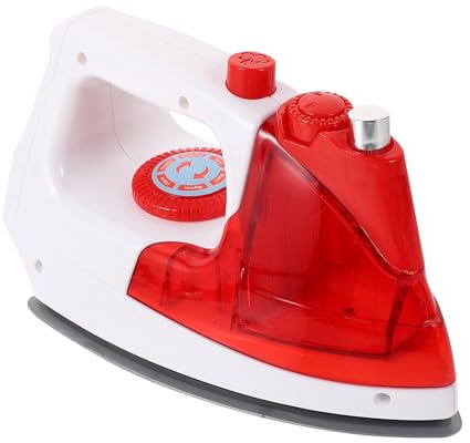 Mikinona Fer à Repasser Électrique pour Garçon et Filles, Simulation Appareil Ménager, Taille Adaptée pour Petites Mains, Plastique Robuste, Jeu Éducatif D’Imitation pour Maison, 1 Pièce,
