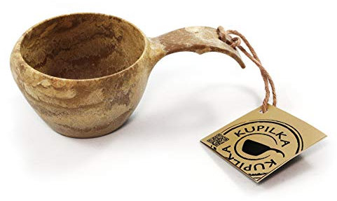 Kupilka - Taza de 210 ml con cuchara, marrón, S (1 unidad)