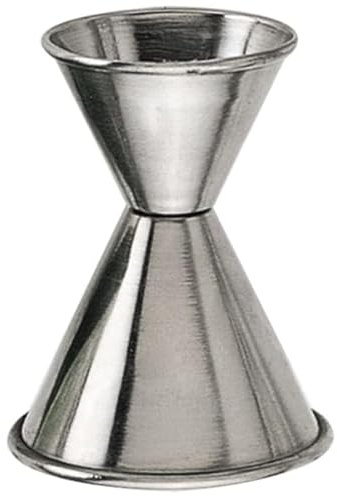American Metalcraft J214 Bar Jigger, Stainless Steel, 1/2oz. x 1-1/4oz. Capacity