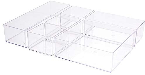 panaroma stores 6 Stück Acryl Schubladen-ordner