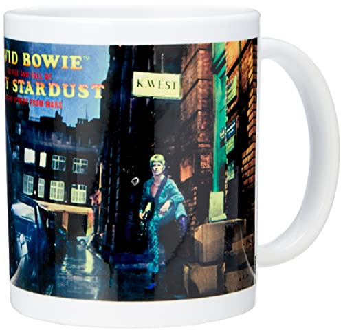 Pyramid International AFMG24694 David Bowie (Ziggy Stardust) Official Boxed Ceramic Coffee/Tea Mug, Paper, Multi-Colour, 11 x 11 x 1.3 cm