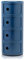 Kartell Componibili, 4 Elements, Blau, Runde Basis
