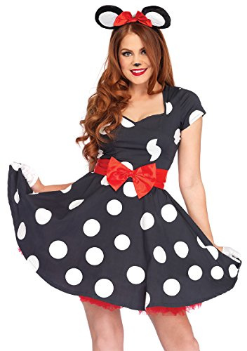 Leg Avenue Miss Mouse Kostüme black, white M/L