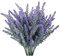 JustYit 4 PCS Künstliche Blumen Simulation Blume Bouquet |Pure Lavendel Künstliche Blumen Romantische Beflockung Lavender Bouquet ideal für Home Decor Raum Garden Party Hochzeit Zeigen