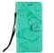 DENDICO Cover per Huawei P20 Lite, Pelle Portafoglio Custodia per Huawei P20 Lite Custodia a Libro con Funzione di appoggio e Porta Carte di Credito - Verde