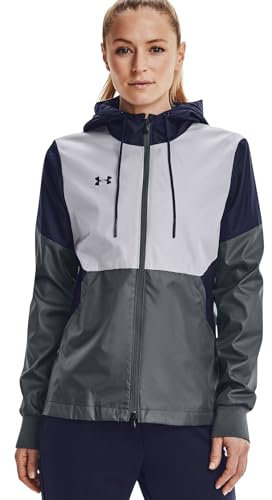 Under Armour Coupe-vent pour femme, bleu marine, Large