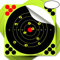 25 Fritz-Cell Splitterziele Splittersticker Typ 8098 selbstklebend Zielscheibe für alle Gewehre, Pistolen, Luftgewehre, Airsoft, BB, Diabolo kompatibel mit Splatterburst Zielen