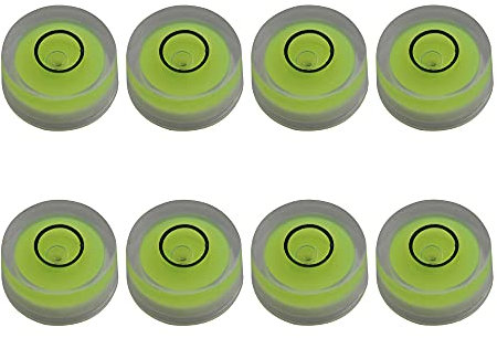 BQLZR 8pcs Plastic Vinyl Record Player Horizontal Beads for Level Gauge Green