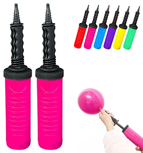 (2 Pack) Balloon Pump Hand Manual Inflator, Balloon Manual Pump Blower Pump suitable for Party Decoration Balloons Arch Kit Foil & Confetti Ballon