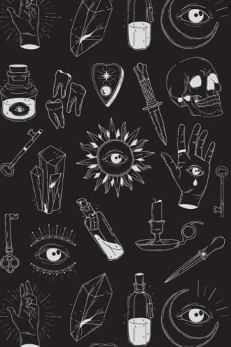 Black Goblincore Journal - Goth Aesthetic: Pagan Notebook - 6x9 (110 pages)