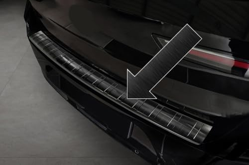 Ladekantenschutz Edelstahl schwarz Graphit kompatibel mit Opel Astra L 5-Türer Schrägheck ab Baujahr 05.2022-3245261