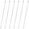 Sicheii 43,2 cm langer vertikaler Rollostab, Fensterrollo-Kippstange, Jalousien-Neigungsstab-Ersatz mit Haken und Griff, Jalousien-Ersatzstab, transparent, Jalousien-Steuerstab-Teile, Öffnerzubehör (6