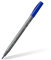 STAEDTLER brush pen pigment Arts, blau, pigmentierte Premium-Zeichentusche, Pinselspitze für variable Linienbreite, wasserfest, schnelltrocknend, 10 blaue brush pens im Kartonetui, 371-3