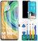 para Xiaomi Mi Note 10 LCD para Mi Note 10 Pro Pantalla de Repuesto para Xiaomi Mi Note 10 Lite Kit de reparación de Montaje digitalizador de Pantalla táctil (Negro, no para Redmi Note 10/10 Pro)