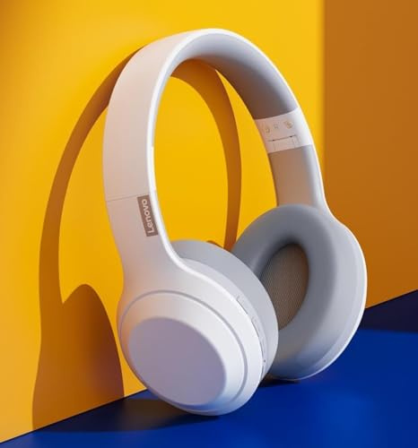 Lenovo TH10 One Size Thinkplus Headphone, White