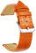 BINLUN Bracelet de Montre en Cuir Véritable Remplacement Bracelets Montres à Dégagement Rapide pour Homme Femme (Orange, 12mm)