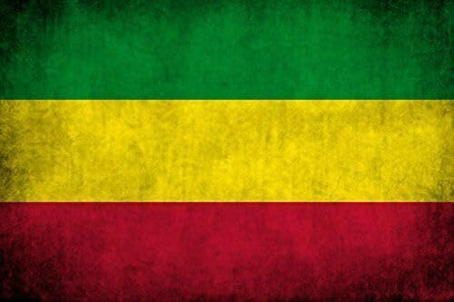 Rastafari Flagge Rasta Vintage F1560 Autoaufkleber Sticker Aufkleber 11 cm | Weitere Originalbegriffe: Flag Fahne; Selbstklebende Folie; wetterfest, UV- und waschanlagenbeständig
