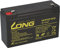Batterie compatible avec batterie Panasonic LC-R0612P 6 V 12 Ah AGM