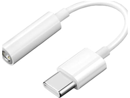USB C to 3.5mm Headphone Jack Adapter, Type C to 3.5mm Aux Earphone Adapter Converter Male to Female Audio Cable Compatible with All USB C Devices