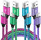 USB C Phone Charger Cable 4Pack, 3FT Samsung Charger Cable Type C Fast Charging USB to USB C Cable Lead for Samsung Galaxy A16/A15/A55/A56/A36/A54/A53/A06/A33/A35/S24 FE/S23/S22/S21/S20, iPhone 16/15