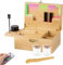 SIDUISDH Großes Bambus Box, Abschließbare Box Set mit Zahlenschloss, Abnehmbarem Tablett und alles Zubehör﻿﻿