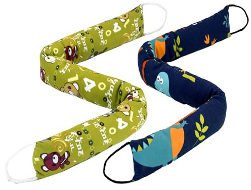 SANFERGE 2 x Tür-Zugluftstopper