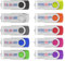 Clé USB Wooolken 2.0 personnalisée, 20 pièces, avec Gravure du Texte souhaité, Disponible en 10 Couleurs et dans Les capacités 128Mo/256Mo/512Mo/1Go/2Go/4Go/8Go/16Go/32Go /64Go/128Go