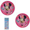 Unique Disney Minnie Mouse Teller aus Melamin, rund, 2 Stück