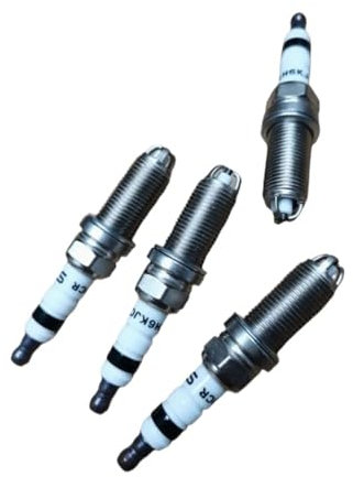 KFJFDHES Auto Zündung Zündkerze 596321 for Peugeot 206 207 307 Kompatibel Mit Citroen BERLINGO C2 C3 C4 TU5J4 1,6 Motor Zündkerze Solides Terminal